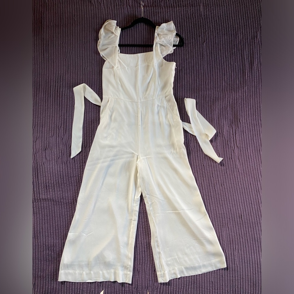 Soft White JumpSuit - Size Small